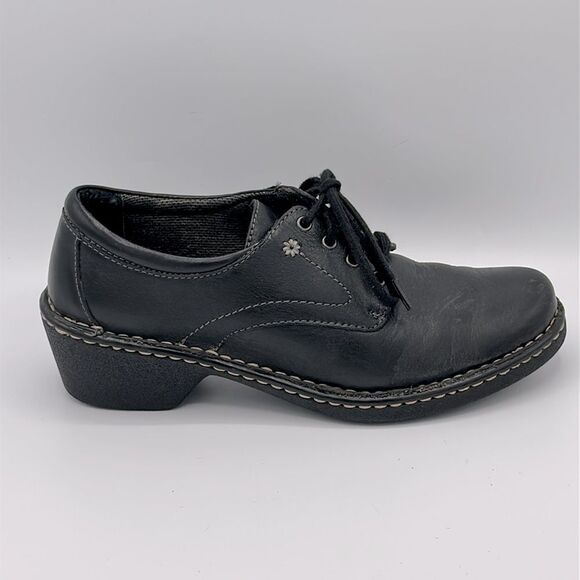 Eastland Foresides Oxfords Size 8.5 Black Leather - Picture 2 of 12